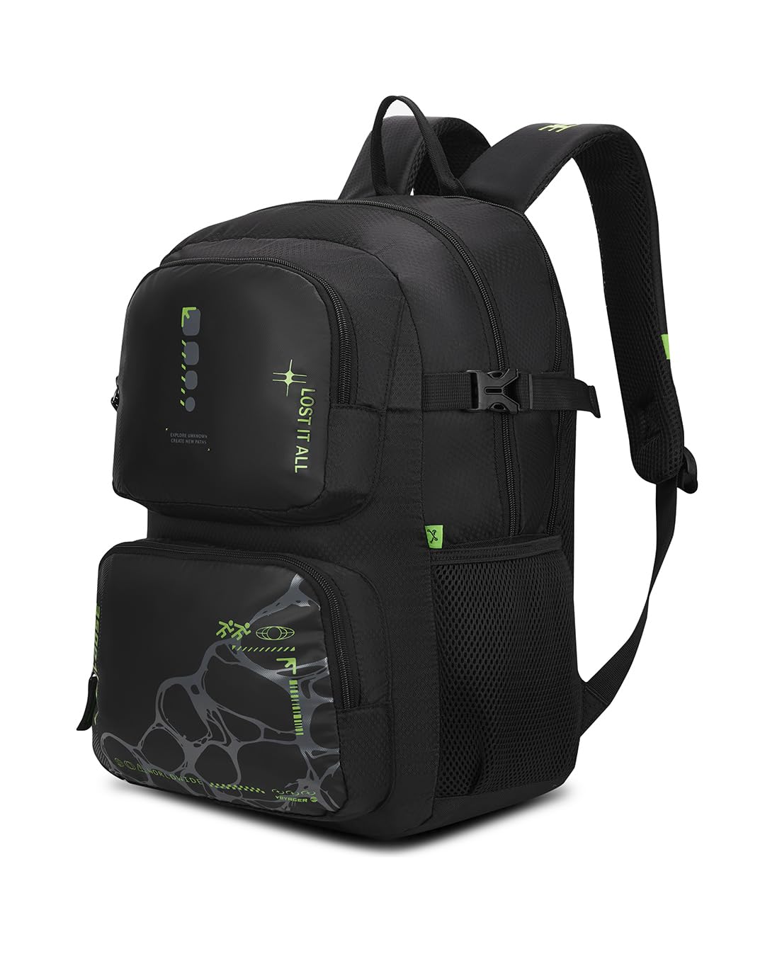 FOOTLOOSE by VIP Kinetic Laptop Backpack for Men & Women | 30 Litre Travel Backpack with 15.6" Laptop Compartment | Office, College, School Backpack-image-3
