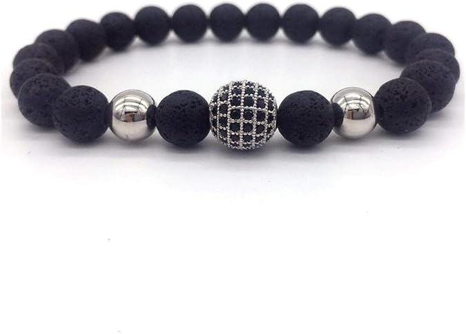 Bracelets Men's Bracelets Women Gift Fashion Geometric Bracelets Men Classic Fashion Stone Bead Charm Bracelets Bangles Beaded