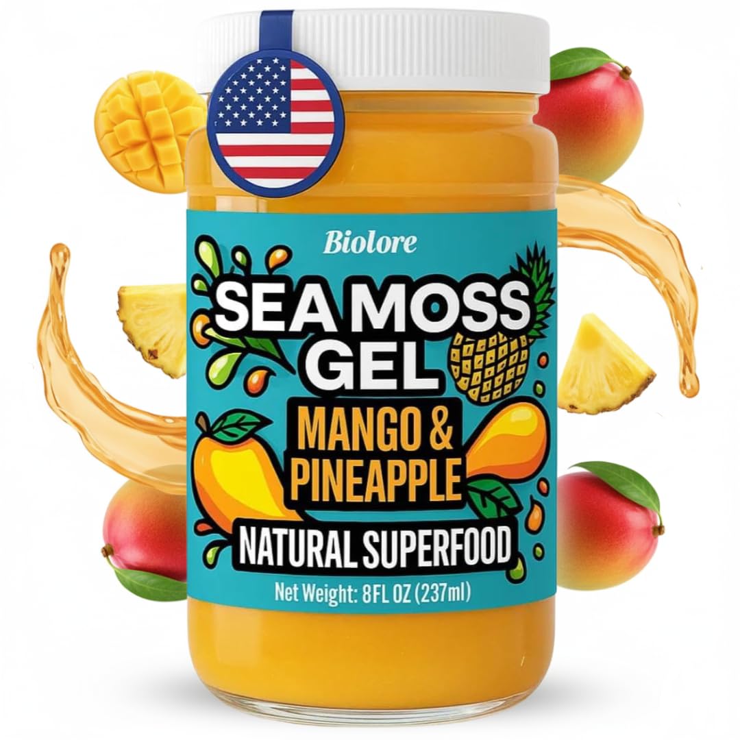 Biolore Sea Moss Gel Mango-Pineapple Made in USA Raw Curacao | Ubuy