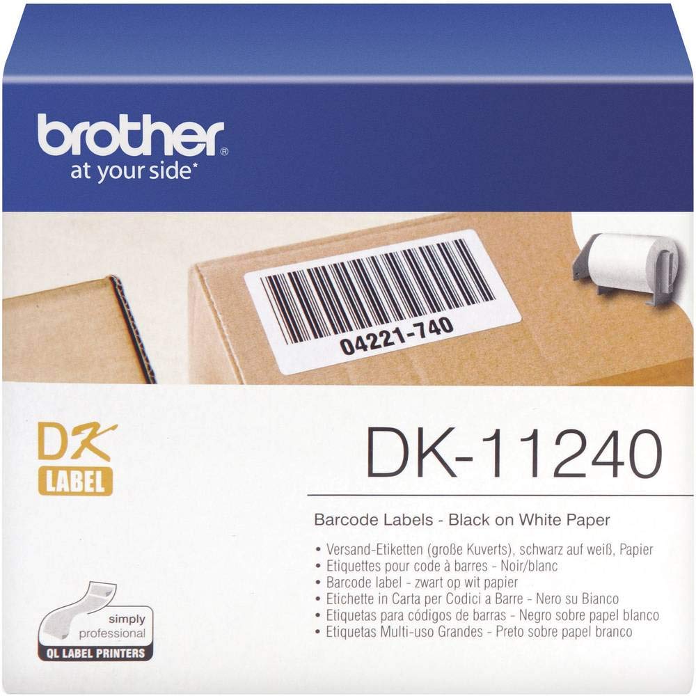 Brother DK11240 Etichette Per Spedizioni, 102 X 51 Mm, Bianco-image