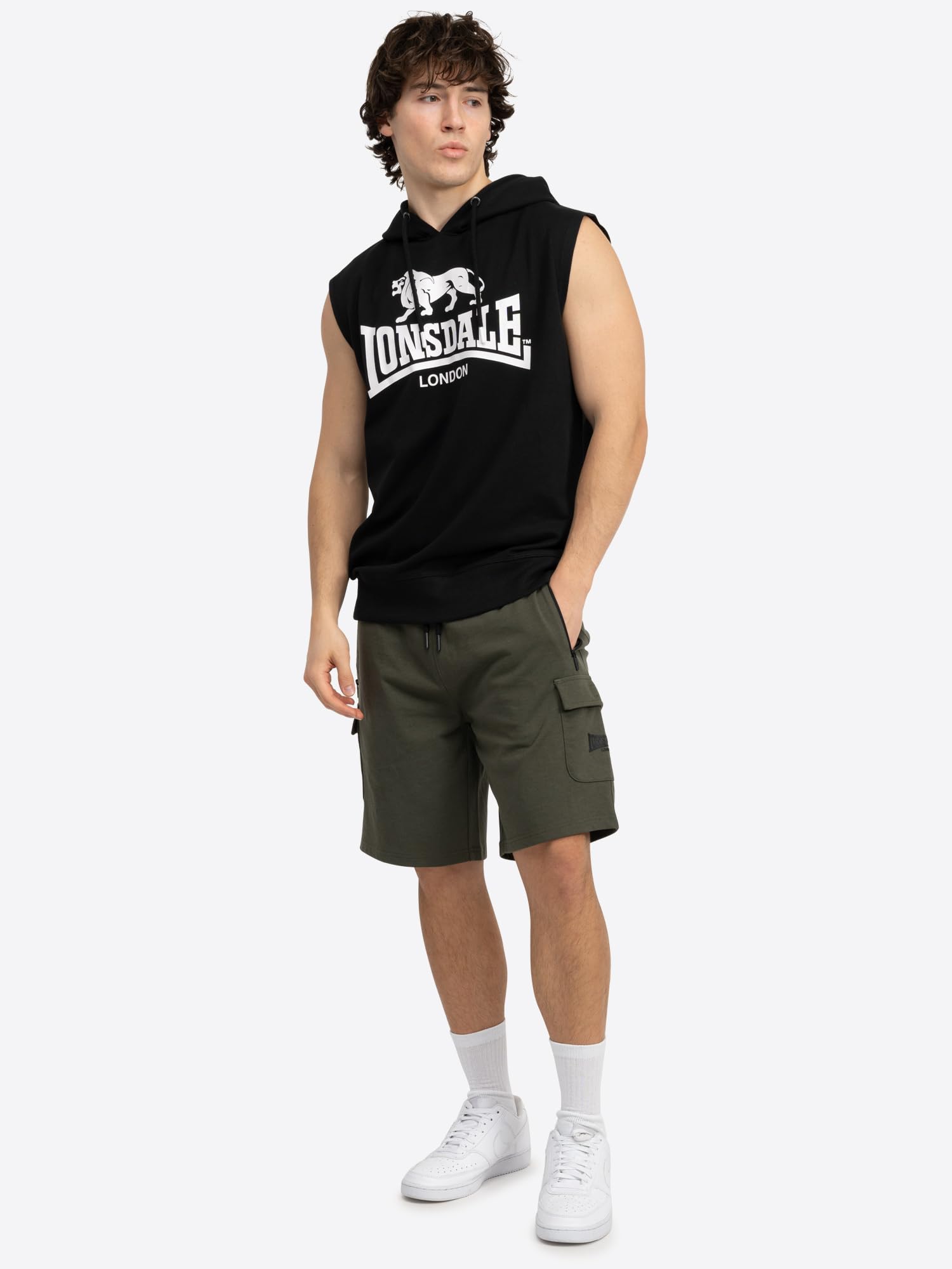Lonsdale London BIGNOR Uomo Canotta Nero Regular