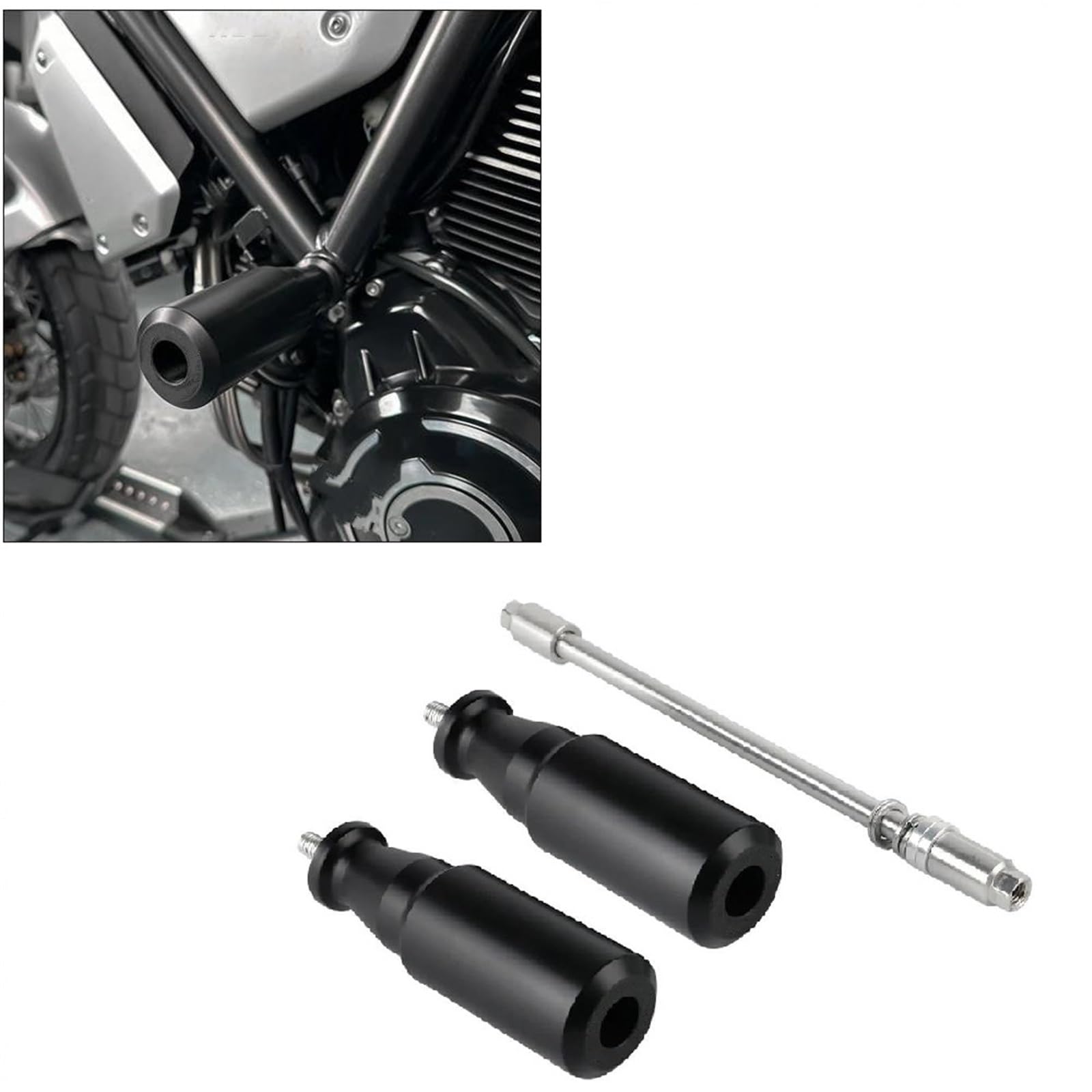 Protectores De Chasis Anticaída para Motocicleta, Protectores De Impacto para Ducati Hypermotard 796 821 939 950 1100 Monster 696 796 Multistrada 950 Marco Protección contra Caídas