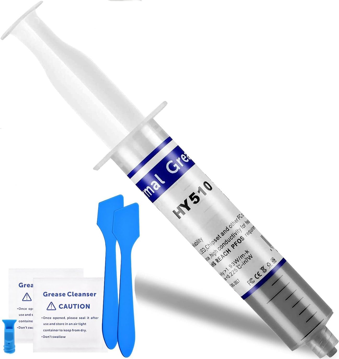 YUNSYE Thermal Grease Paste Thermal Grease Compound, 25g, HY-510, Thermal Conductivity 1.93W/m-k (25, Grams)