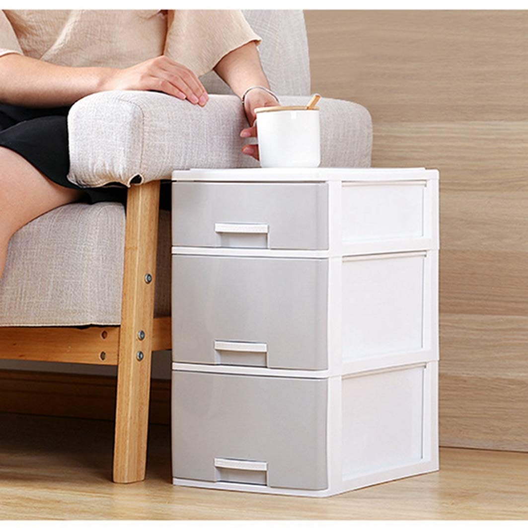 Amazon｜収納ケース 収納ボックス プラスチック 引き出し グレー 25*34