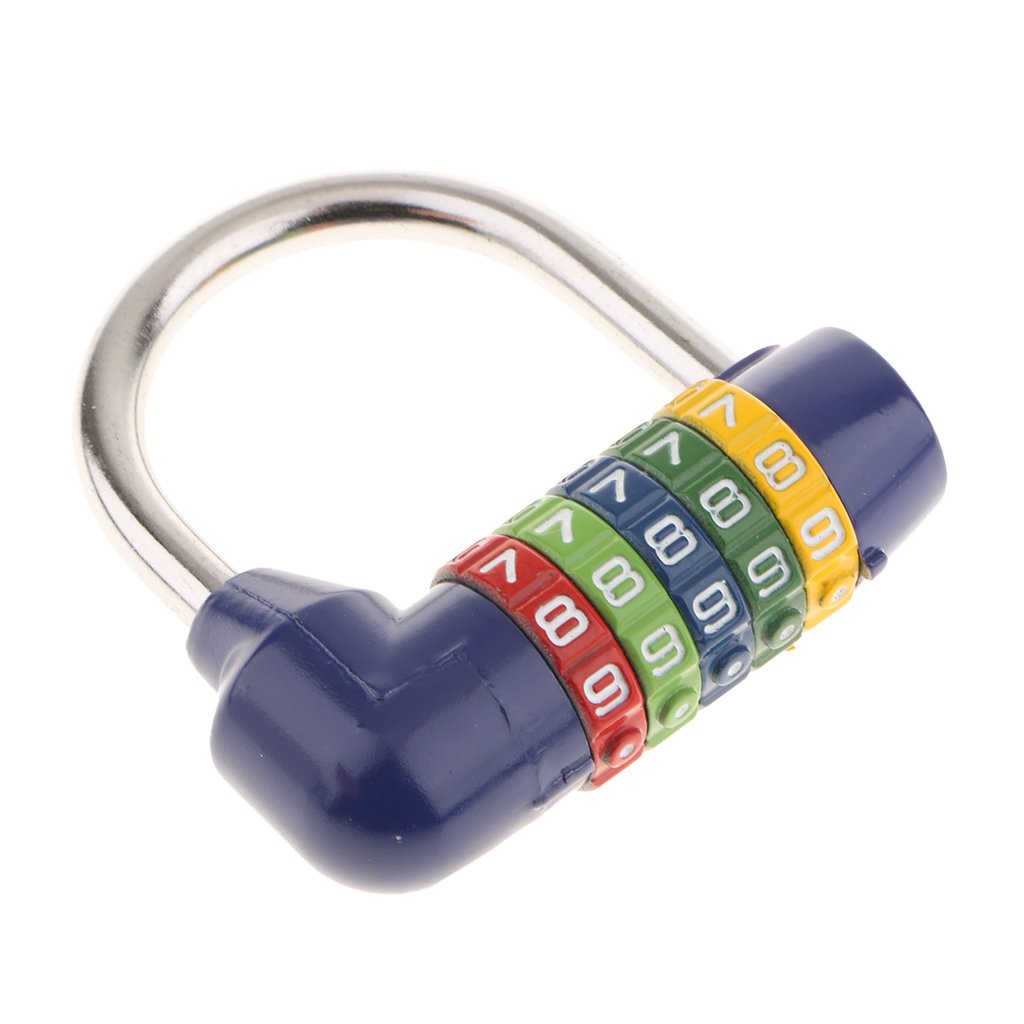 Cadenas à combinaison étanche 4 chiffres en alliage de zinc