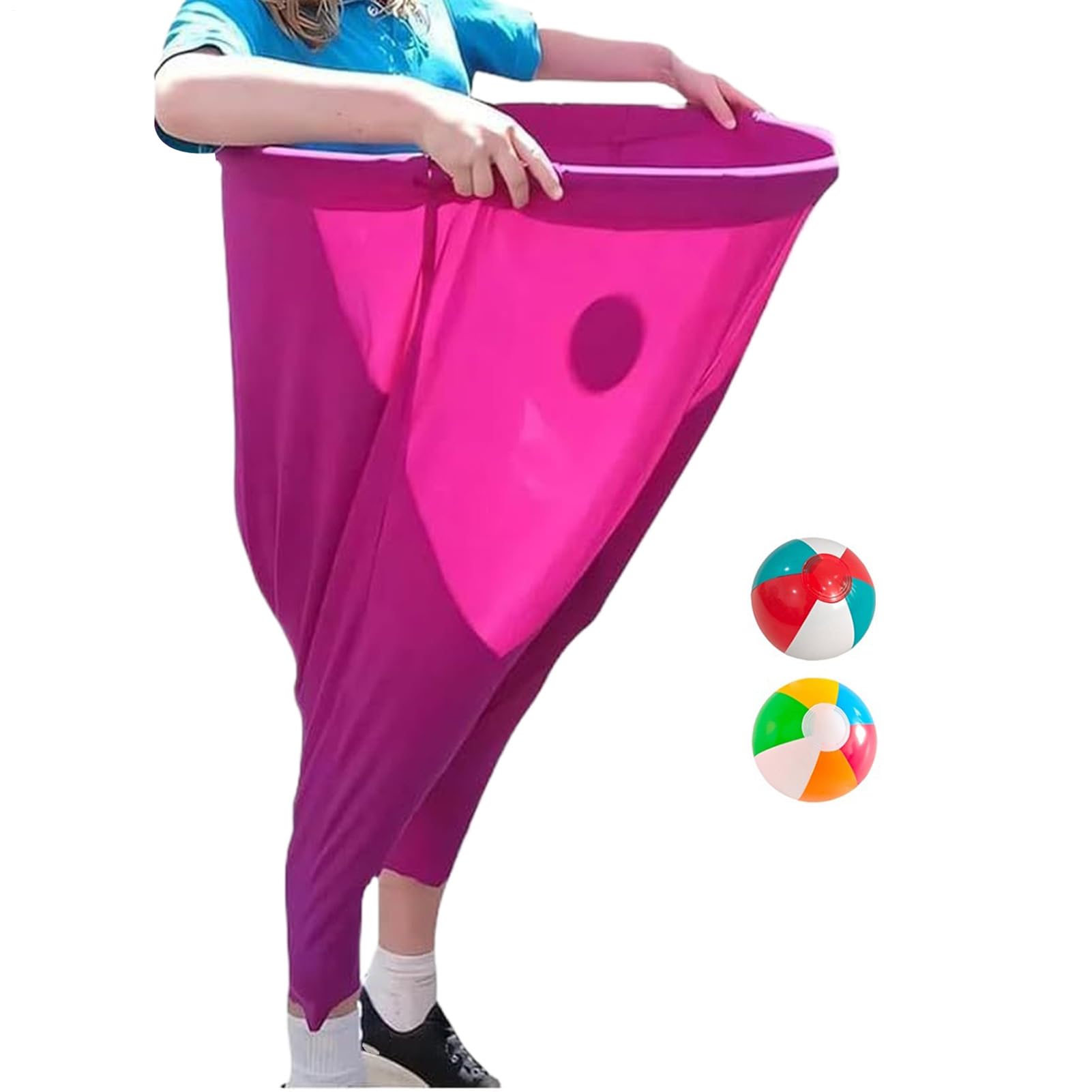 2025 Set di giochi per cantiere per pantaloni nuovi non Granny, gioco esterno gigante con 2 palle, divertenti giochi per la famiglia e giochi per adulti per gruppi