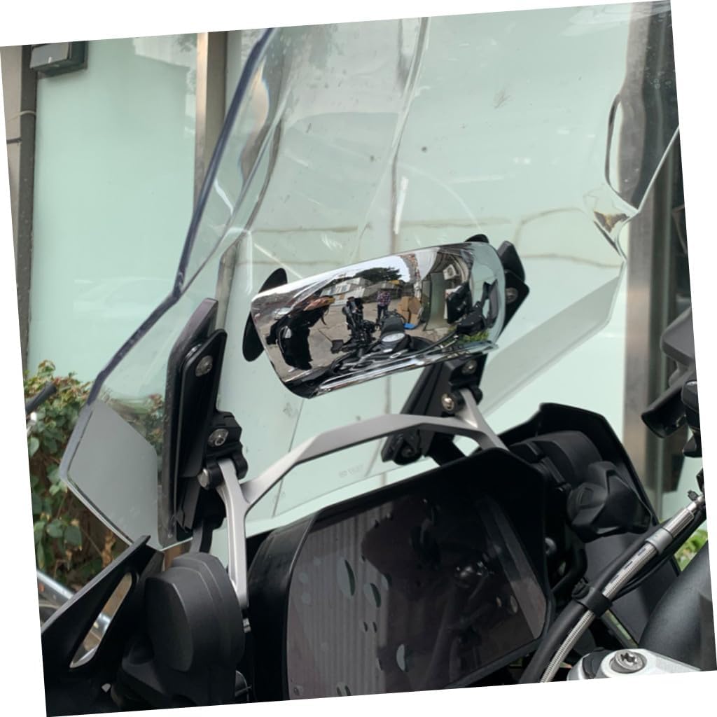 ULTECHNOVO 1pc Wide-angle Motorcycle Rearview Mirror Scooter Mirror for Blind Checking Easy Installation for Motorcycles Sports and Cruisers