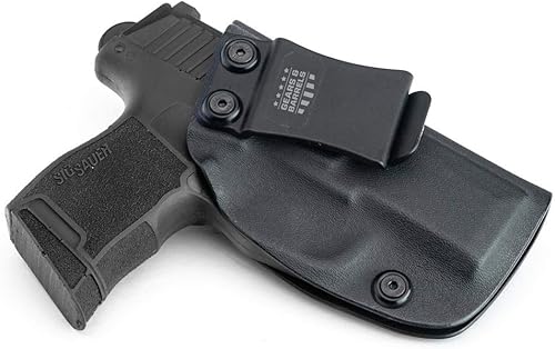 Miniatura 7 de Gears and Barrels Kydex Holster- IWB Concealed Carry with Adjustable Retention - Fits Sig Sauer  Glock Smith & Wesson