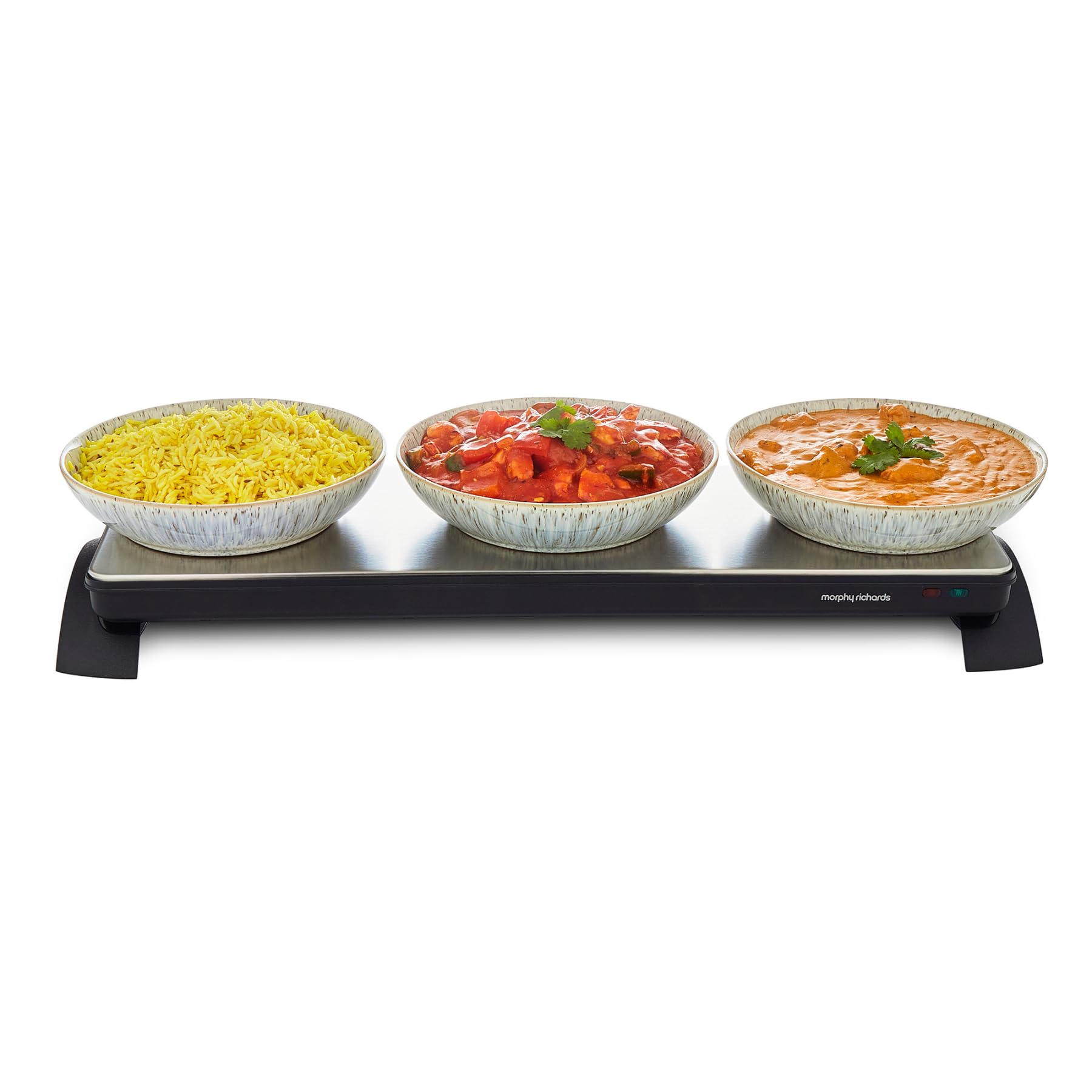 Morphy Richards Silver Cordless Warming Tray In