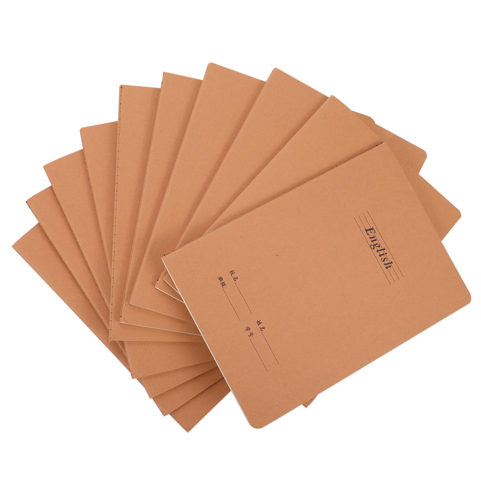 Cuadernos Decoracion 10piezas Papel para Ejercicios Alumno de Colegio | Libros de Práctica en Papel, Portátiles y Ligeros, Escritura Cómoda, para Niños y Estudiantes