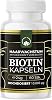 Saint Nutrition Biotin 10000 μg High Dose - 60 Vegan Capsules for Hair Growth Skin Nails & Hair - Pure Biotin Without Additives - Hair Care - Made in Germany - Hair Vitamins Dietary Supplement