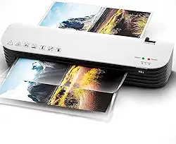 Plastificadora e Laminadora Quente e Frio 110v Maquina Plastificar Documento A3 A4 A5 A6 Termica para Escritório, Papelaria 5x1