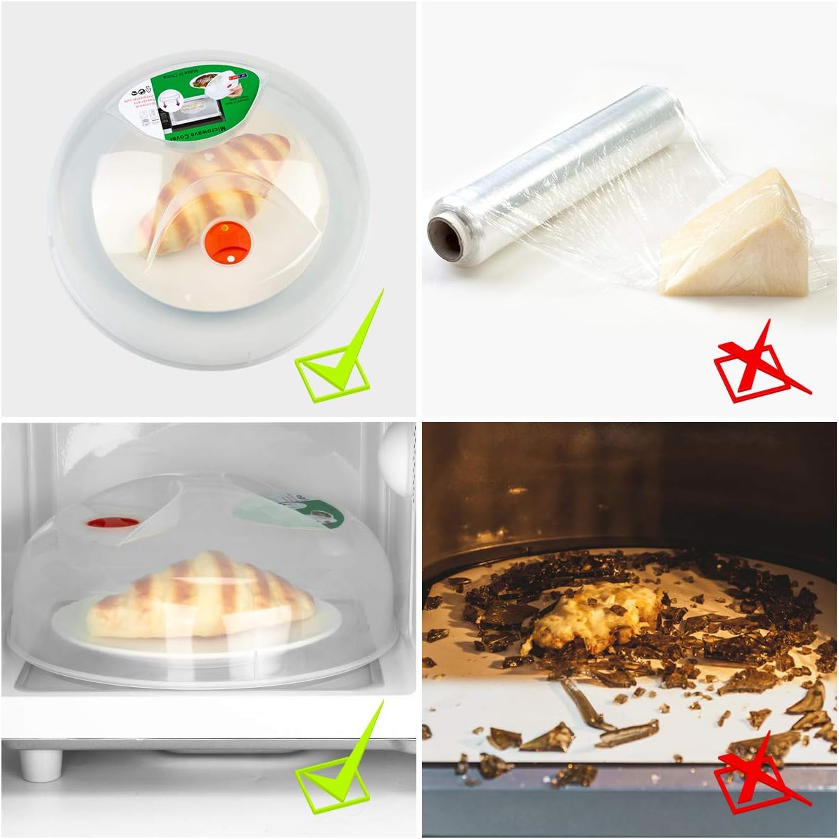 Uр Tо 40% оƒƒ Microwave Plate Cover,Microwave cover for food 11.5 Inch BPA Free Dishwasher Safe (1, Clear) Suреr Brаndѕ Microwave Plate Cover,Microwave cover for food 11.5 Inch BPA Free Dishwasher Safe (1, Clear)