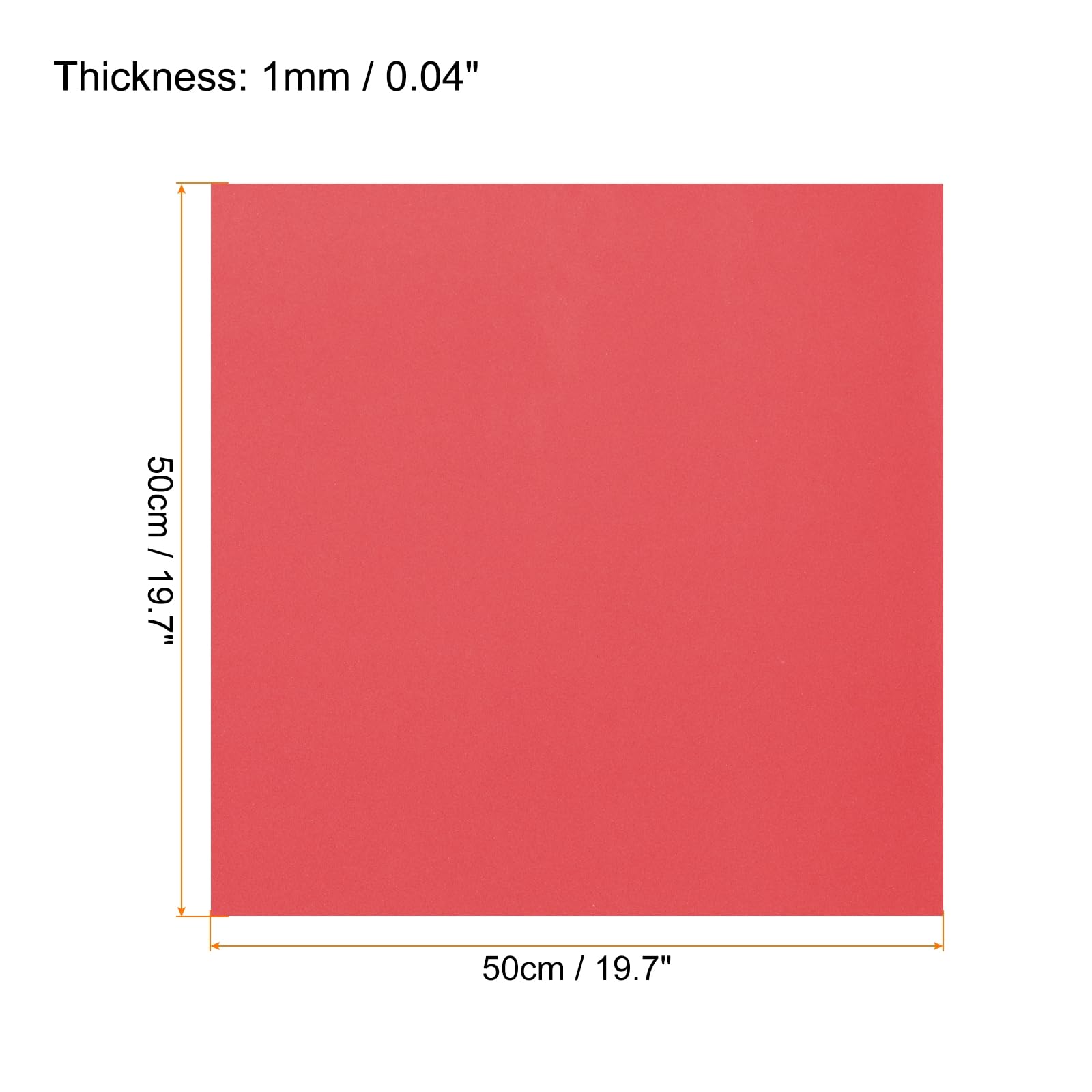 Rebower 5Pcs Foam Sheets Crafts Foam Arts Paper 20 x 20 x 1/32 Inch [for Crafts Project Scrapbooking, DIY, Party Handicraft - Image 2