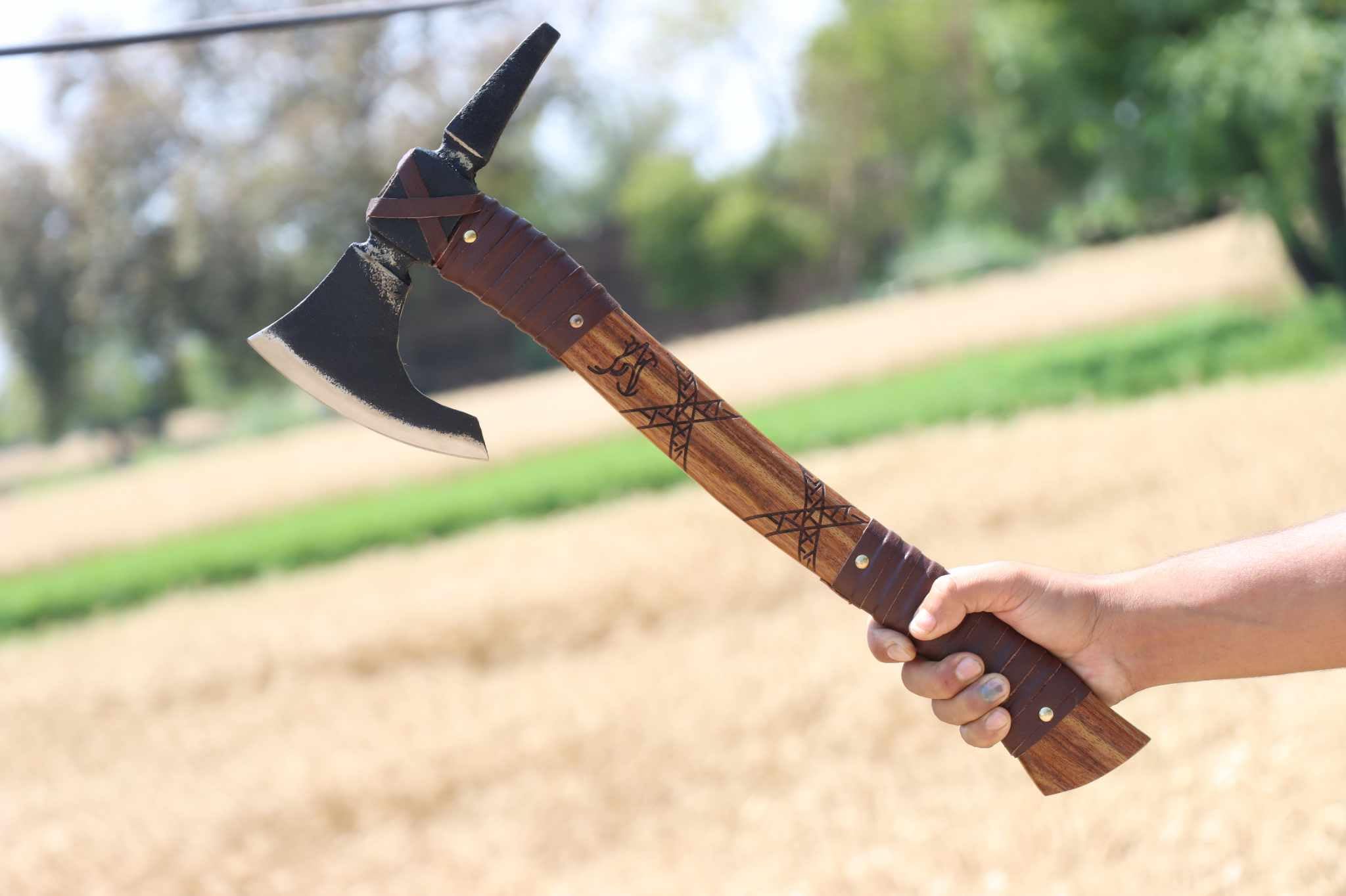 RMP Hatchet Making Blank - 1095 High Carbon Annealed Steel, Ready to Finish, Raw Edge, Hatchet