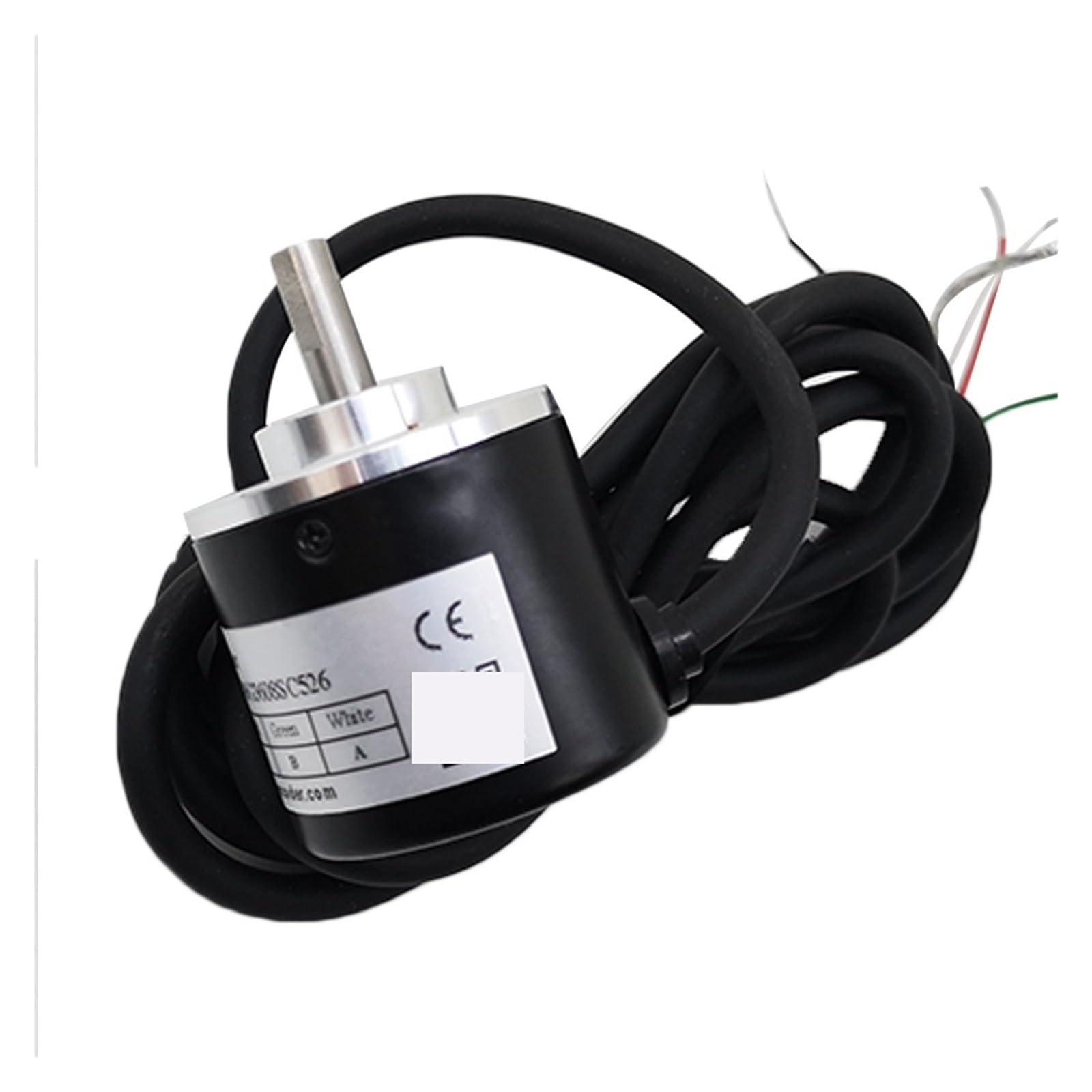 Encodeur Rotatif, ES38 6mm Arbre Encodeur Rotatif Incrémental 100 200 360 Impulsion 400 600 1000p/r AB Phase NPN Sortie 8-24V