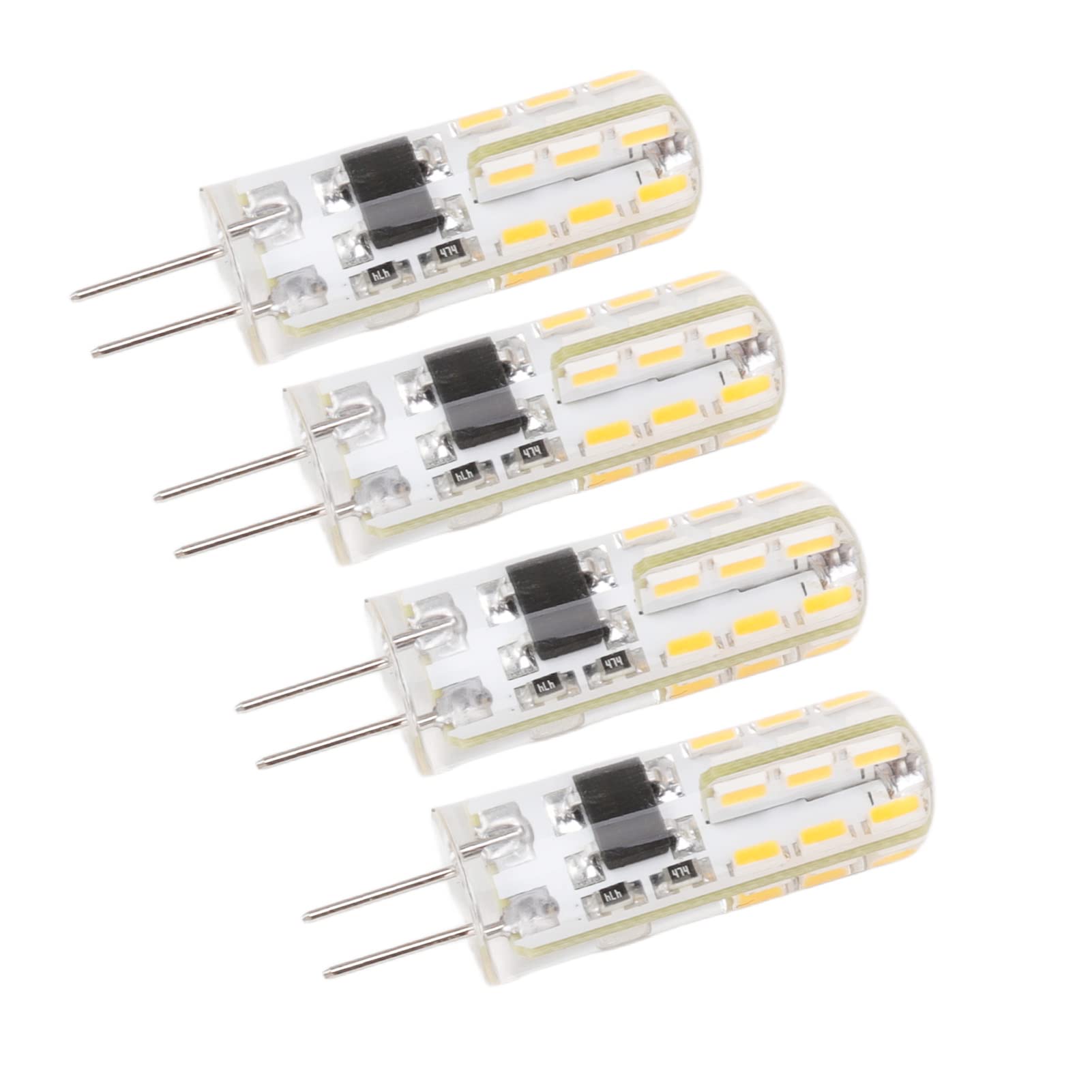 YOUTHINK 10pcs G4 Bulb, 1.5W 110LM AC110V, Plug and Play, Power Saving, for Landscape Lighting, Courtyard (White Light)
