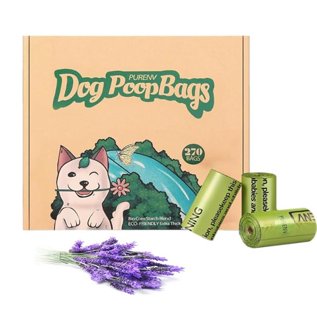 PURENV 270 Biodegradables Bolsas Caca Perro