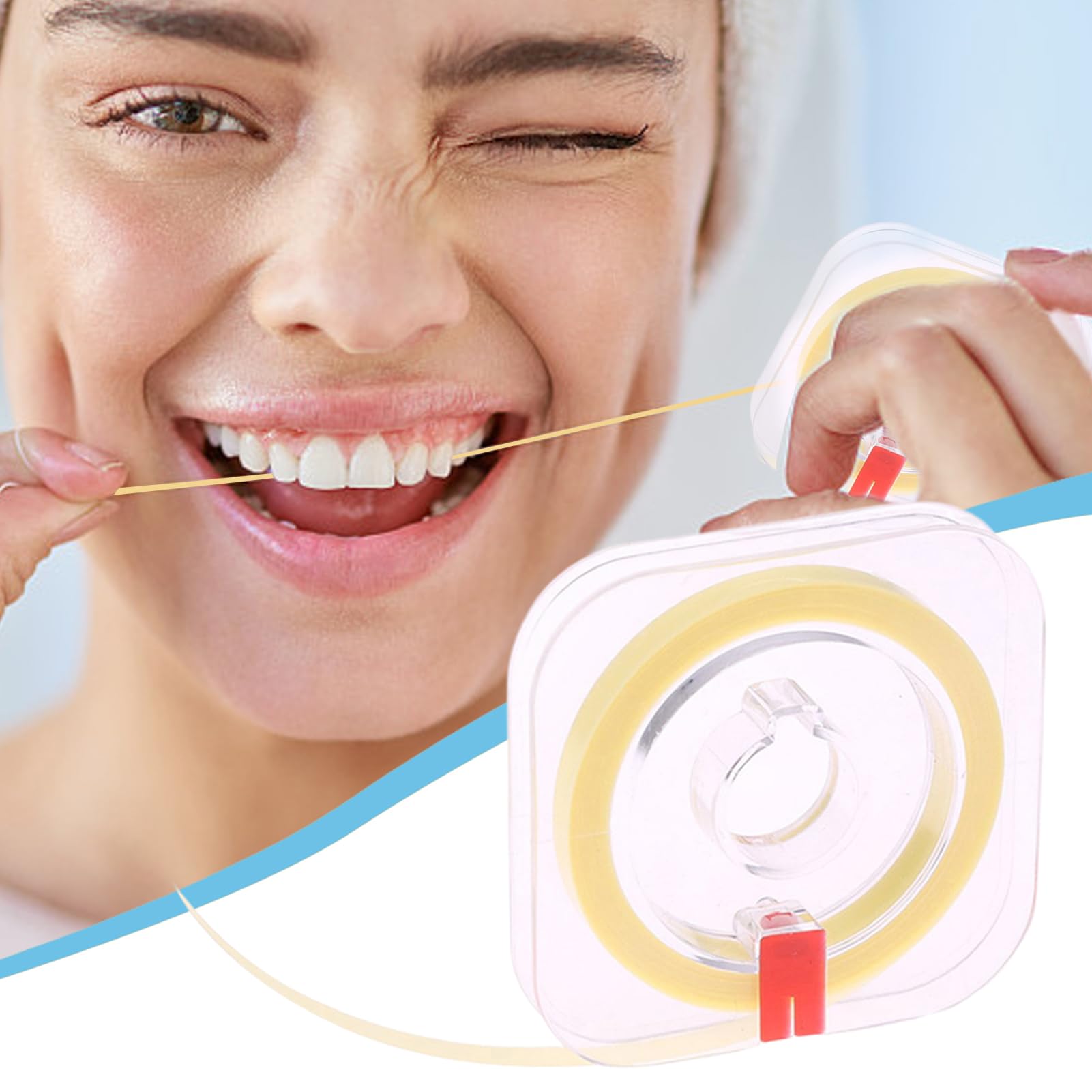 Striscia abrasiva per denti – 6 metri in resina, strumento di rettifica interdentale, pezzo di lima, componente abrasivo profondo, accessorio per la manutenzione professionale dell'igiene e la pulizia