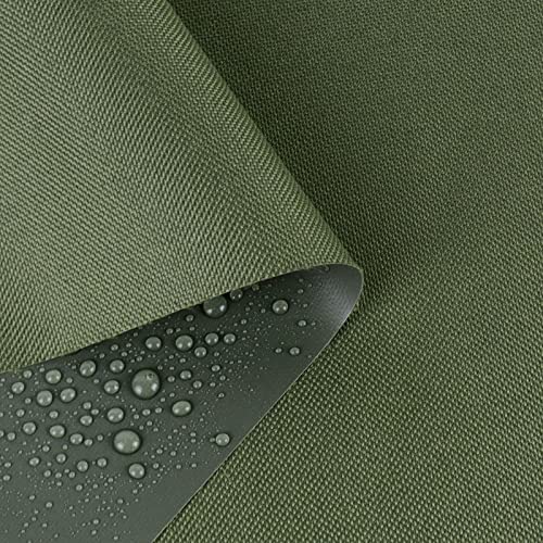 Waterproof Canvas Fabric,600 Denier Water Repellent Canvas Cordura Fabric for Outdoor/Indoor Project,Craft,DIY, Upholstery,Home Decor,Sunbrella, Awning,1yard/36 x60,Sold by The Yard,Army Green