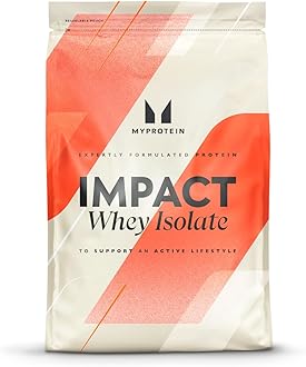 Myprotein Impact Whey Isolate Unflavoured Proteins Supplement, 1 kg