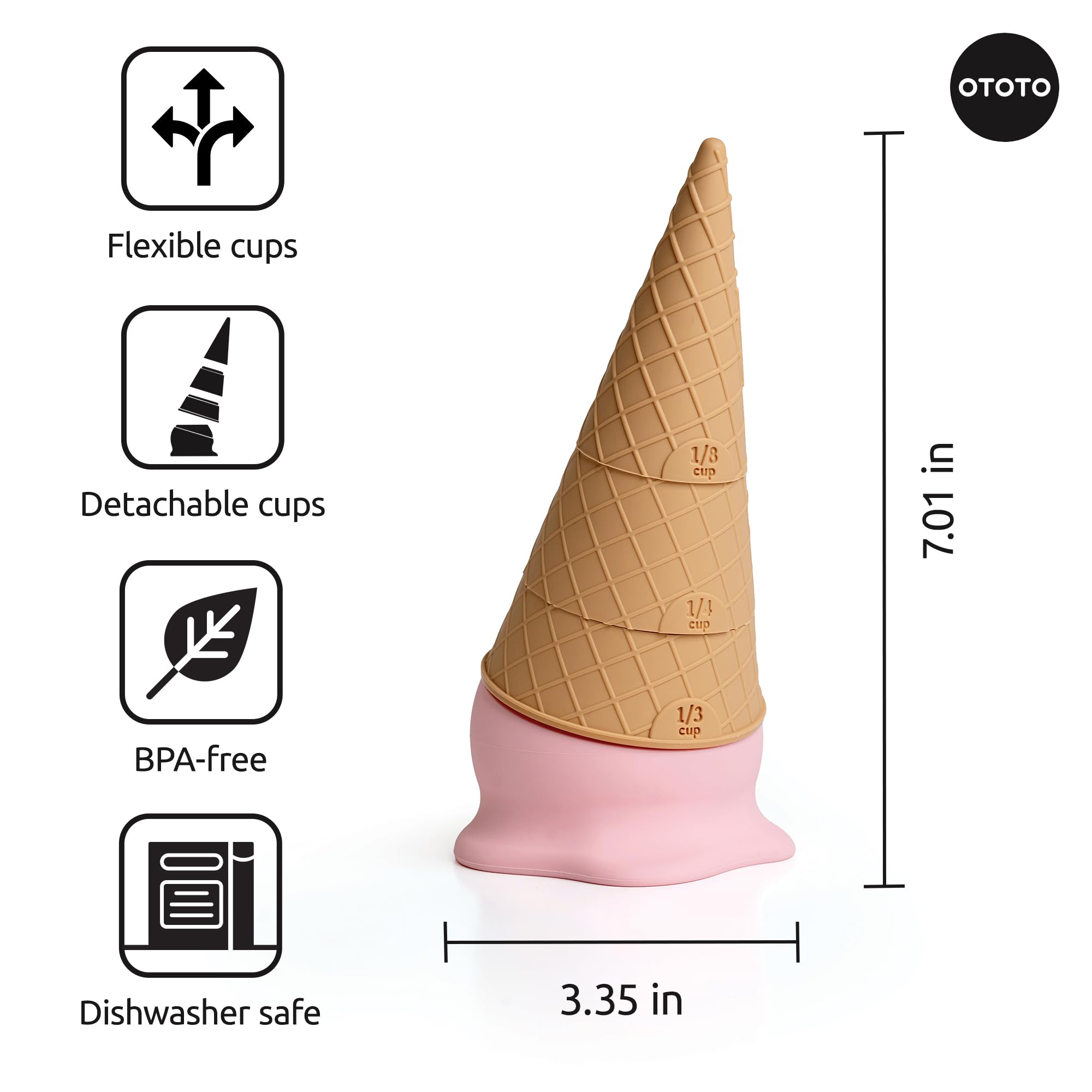 Ice Cream Measuring Cups