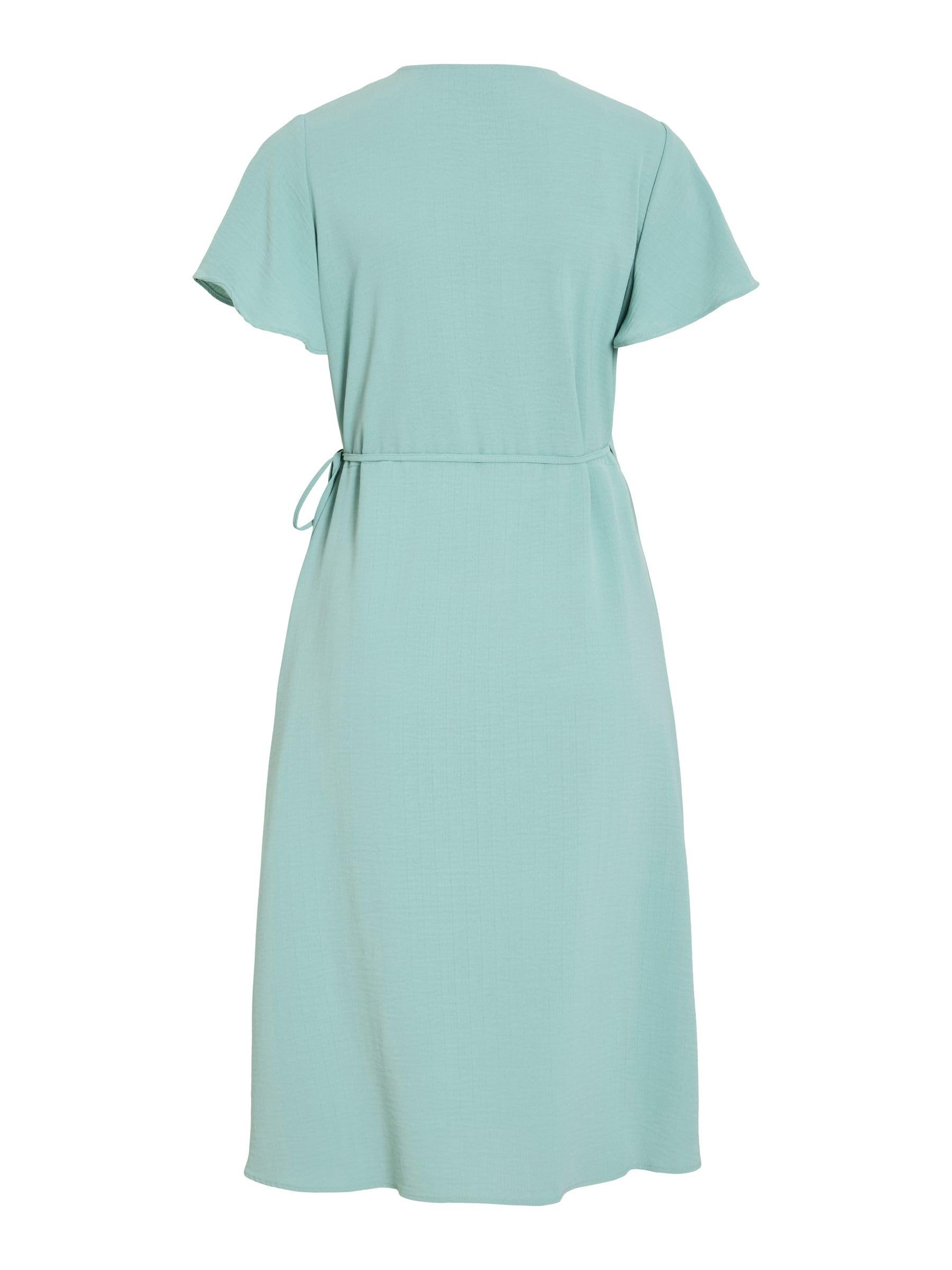 Vila Vilovie S/S Wrap Midi Dress - Noos Vilovie S/S Wrap Midi Dress - Noos Donna (Pacco da 1)