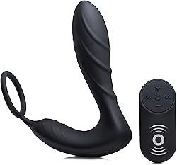 Under Control Vibrador y correa de silicona para próstata con control remoto 1 Unidad 230 g