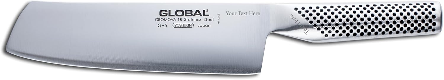 Global G-5-7" Vegetable Knife - Custom Engraved, Personalized