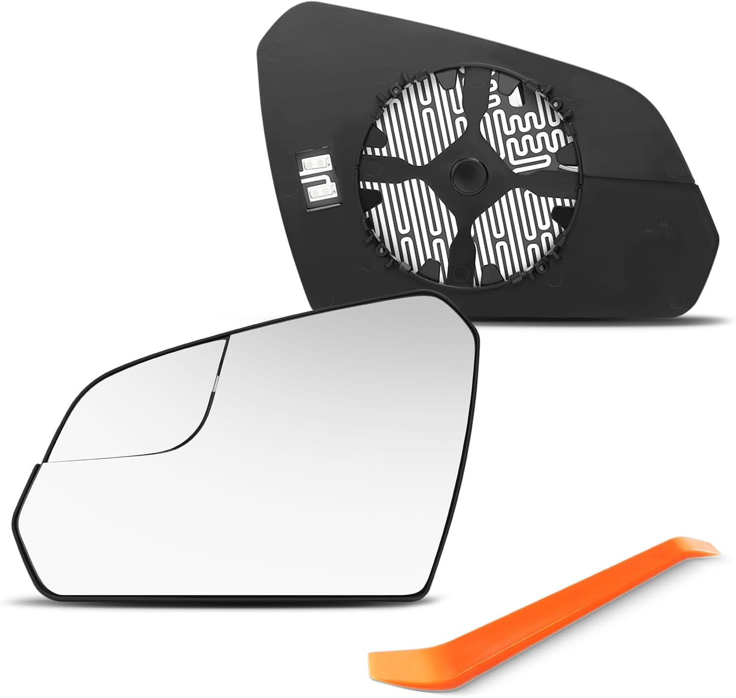 SNEMEEY Compatible with Hyundai Sonata Passenger Side Mirror 2015 2016 2017 2018 2019, Mirrors for Hyundai Sonata Right Side View Mirror Glass Replacement, Power Heated with Backing Plate