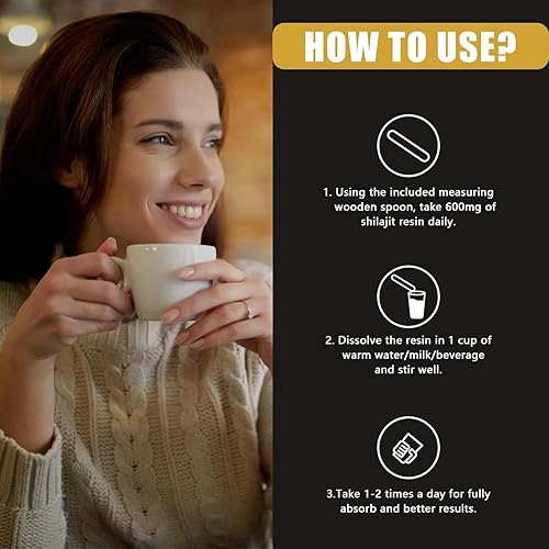 Miniatura 6 de Shilajit Shilajit - Resina orgánica natural del Himalaya Shilajit de grado dorado, 100% pura Shilajit con más de 85 minerales traza y ácido fúlvico