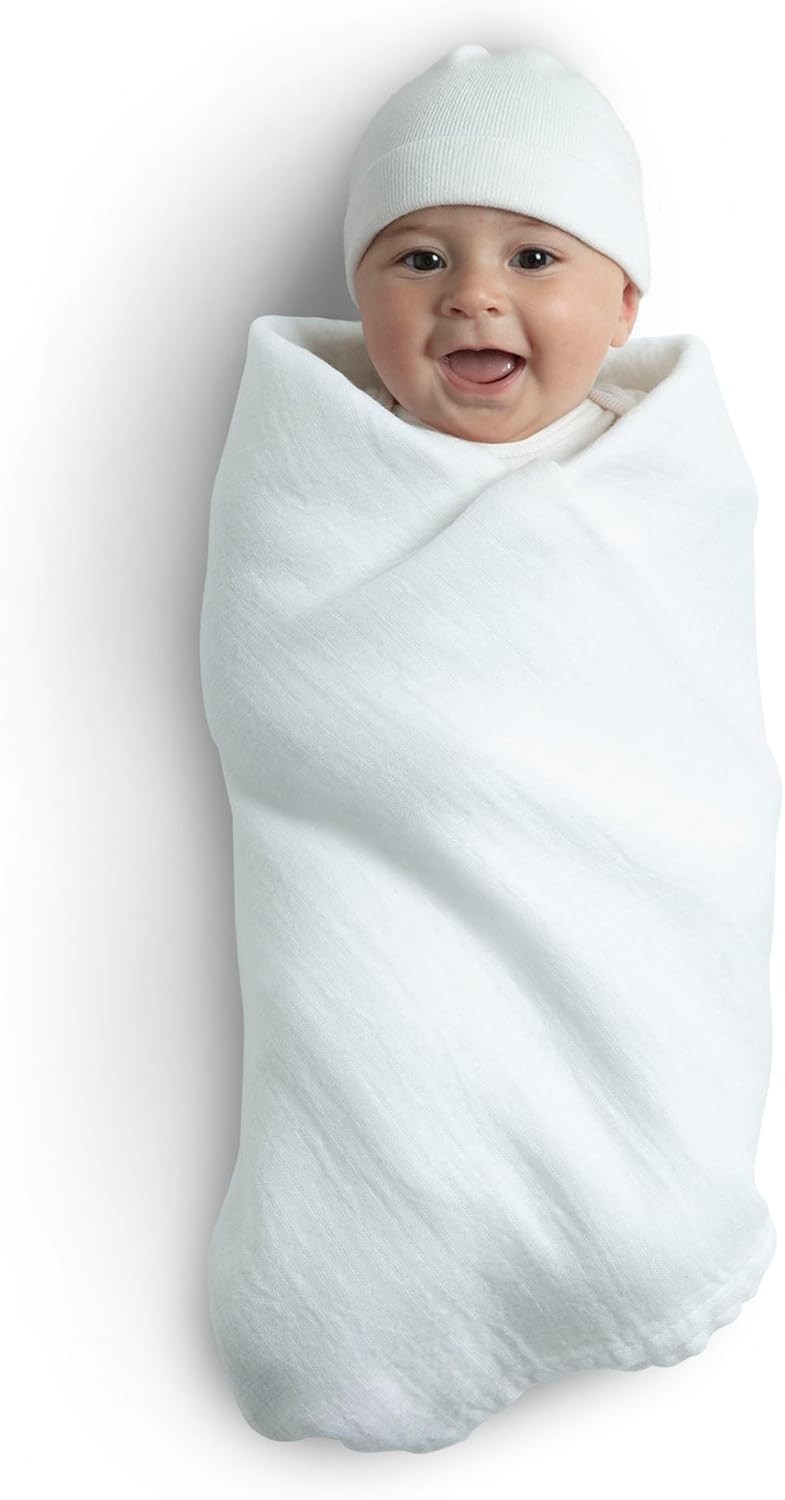 Delta Children 100% Cotton Muslin Baby Receiving Blankets for Girls and Boys – 47x47 Inches (Pack of 4), Sea Life Sea Life Pack of 4 Muslin Blankets image 13 of 16 B0CDJ4NJ5T