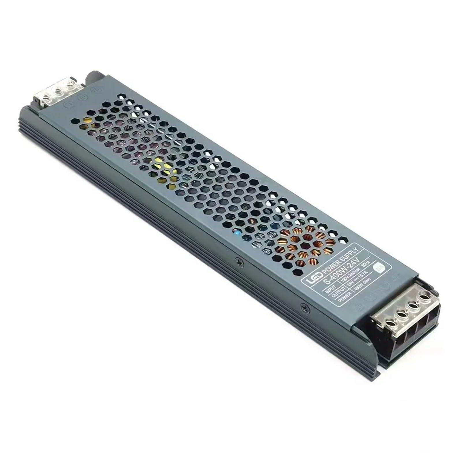 Super cienki zasilacz przełączający AC DC 220 V do 12 V 24 V 12 V V 60 W 100 W 200 W 300 W 400 W A/D do taśm LED (400 W, DC 24 V)