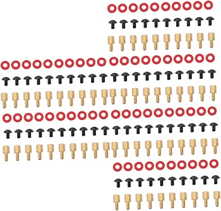 ULTECHNOVO Computer Desktop Stand 3 Sets motherboard screws Hexagonal Nut Hexagonal Standoff monitor stands computer stands laptop stand Hex Spacer Nut Round Head Screw Computer Case screw