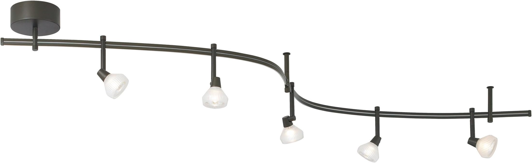 Tiella 5 Light Decorative Flexible Track Light