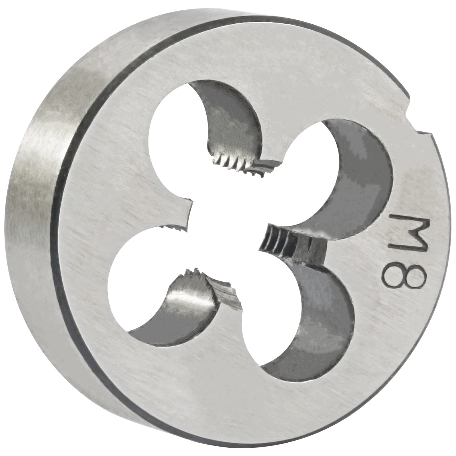 Juego de machos y terrajas manuales M8X1.25, machos y terrajas de roscado métrico M8*1.25 mm y terrajas de roscado Redondo para Mano Derecha