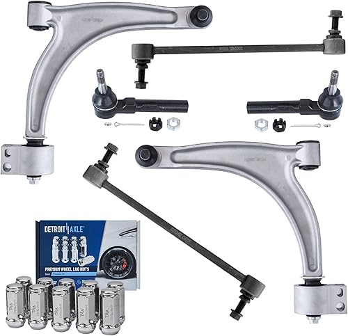 Miniatura 59 de Detroit Axle - Kit de brazos de control AWD para cargador Chrysler 300 Dodge Challenger Magnum, 2 brazos de control superiores delanteros con rótula