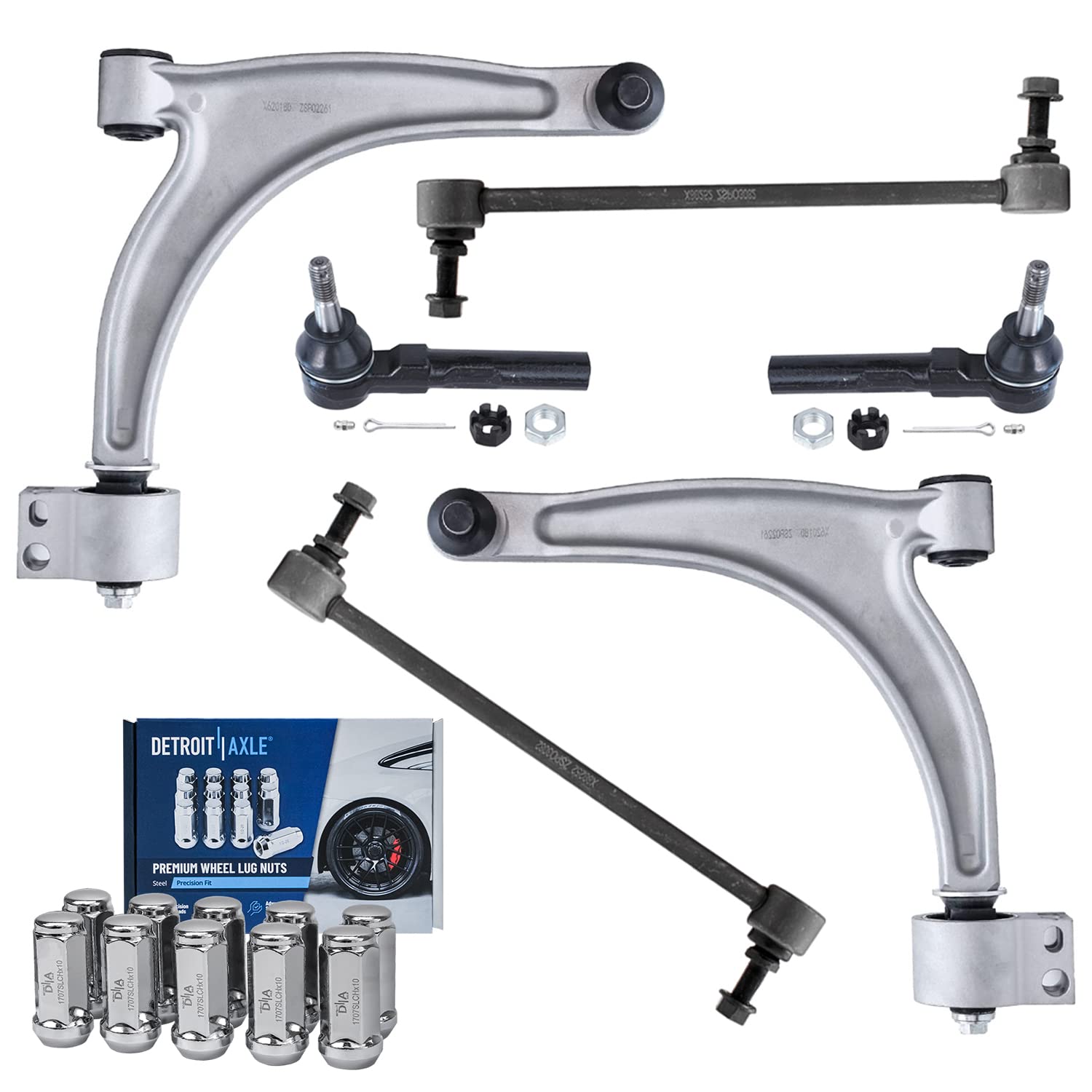 Detroit Axle - Front End Control Arms Kit for Chevrolet Malibu Pontiac G6