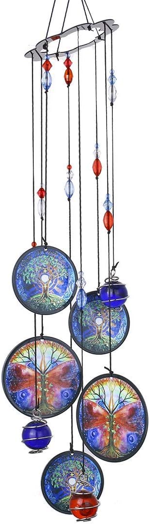 Windspiel Katzen-Dekoration Für Garten & Wohnung - Kupfer Design