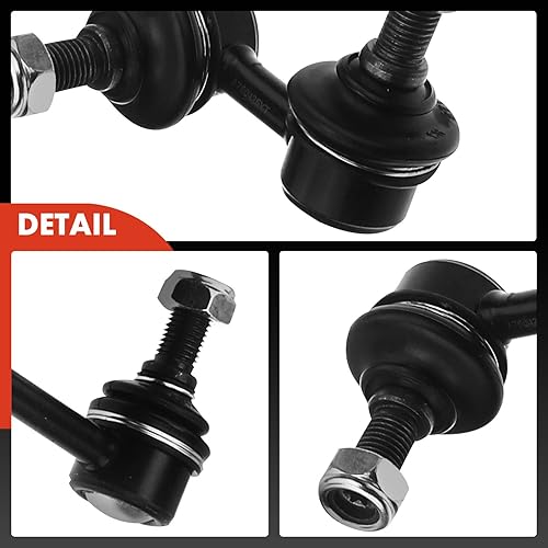 Miniatura 7 de A-Premium Juego de 4 eslabones de barra estabilizadora delantera y trasera, compatible con Hyundai Genesis Coupe 2011 2012 2013 2014 2015, repuesto