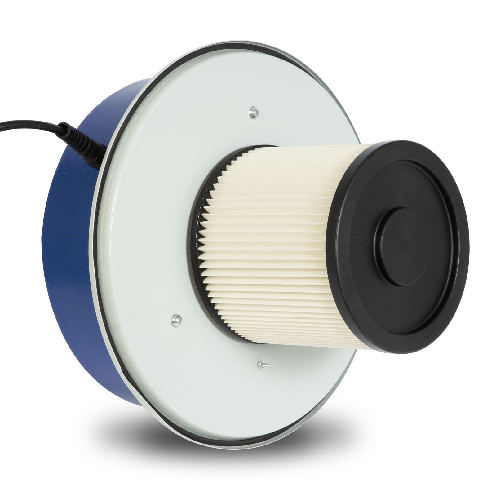 EBERTH Aspirador 1100W, Capacidad 50L, caudal de Aire 180 m³/h, diámetro de la conexión de la Manguera de aspiración 100 mm, Recipiente metálico, para Taller, para Polvo, Polvo de Madera, Profesional