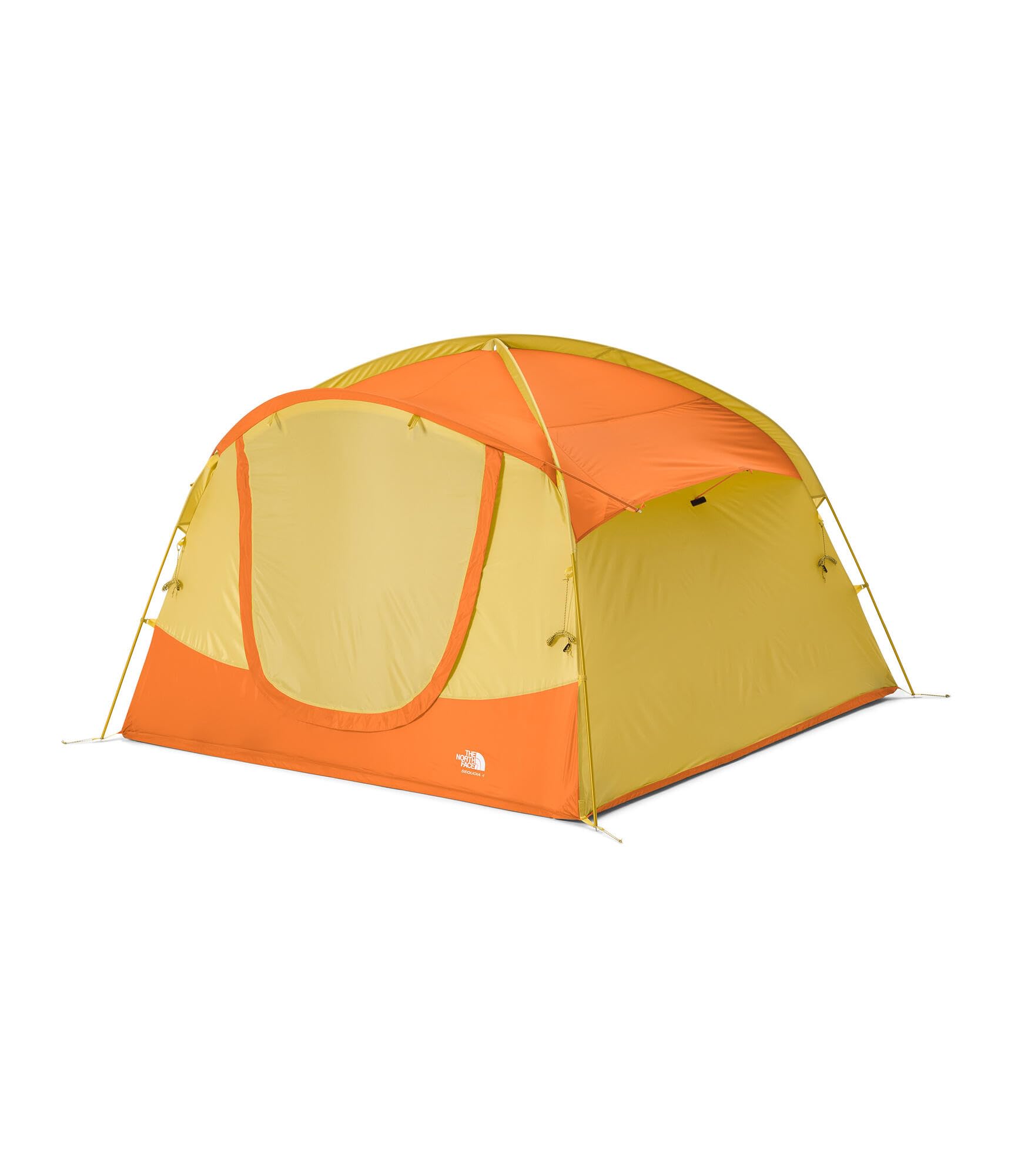 THE NORTH FACE Sequoia 4 WP 4-Person Camping Tent, YLW Silt, OSFA | Four-Person Waterproof Camping Tent, Spacious & Easy to Set Up, 2 Zipper Doors