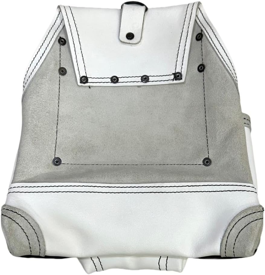 Zeluga 20-508 10 Pocket Rigger Heavy Duty Leather Tool Bag, White