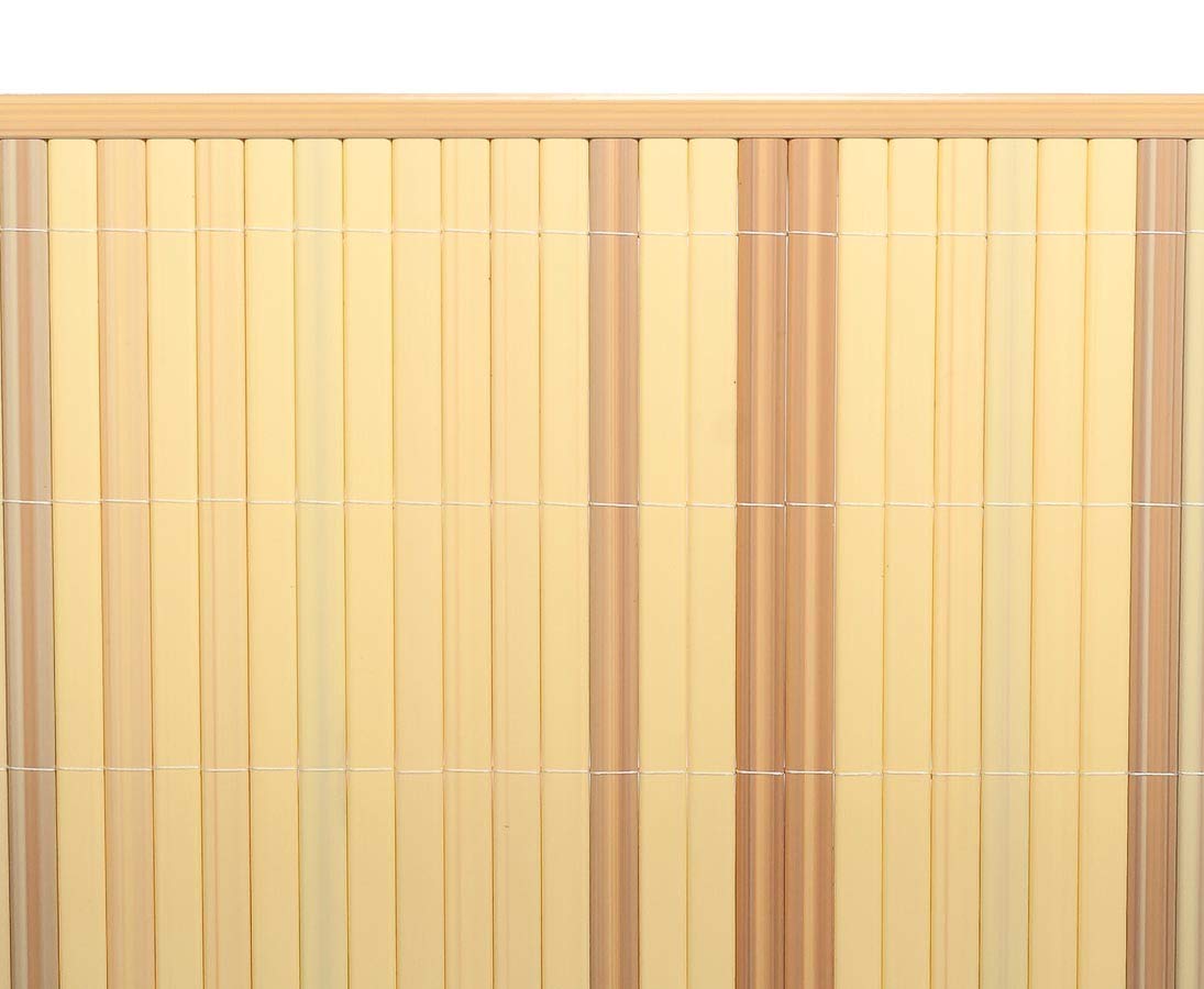Mata z tworzywa sztucznego, 160 x 300 cm, kolor: bambusowy model Exclusiv – ochrona przed wzrokiem na balkon, taras, do ogrodu, ochrona przed słońcem, wiatrem