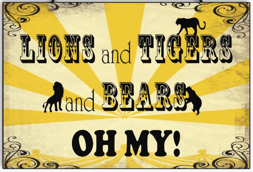 Lions And Tigers And Bears Oh My Quote