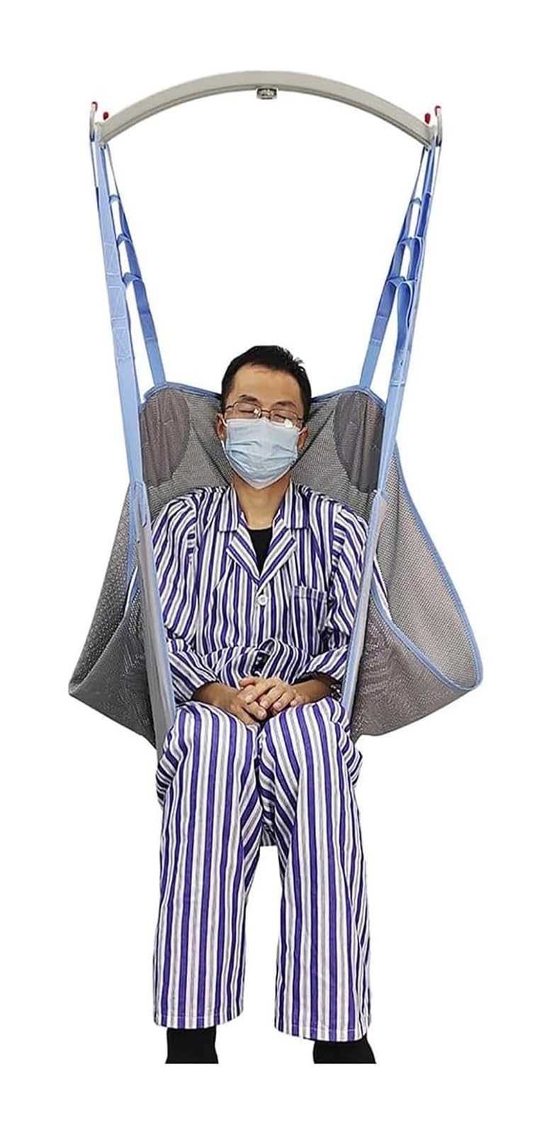 Eslinga de ducha，Traslado de paciente， Arnés de baño for elevación de pacientes Arnés de malla universal for elevación de pacientes Arnés de transferencia de cuerpo completo for ayuda al paciente