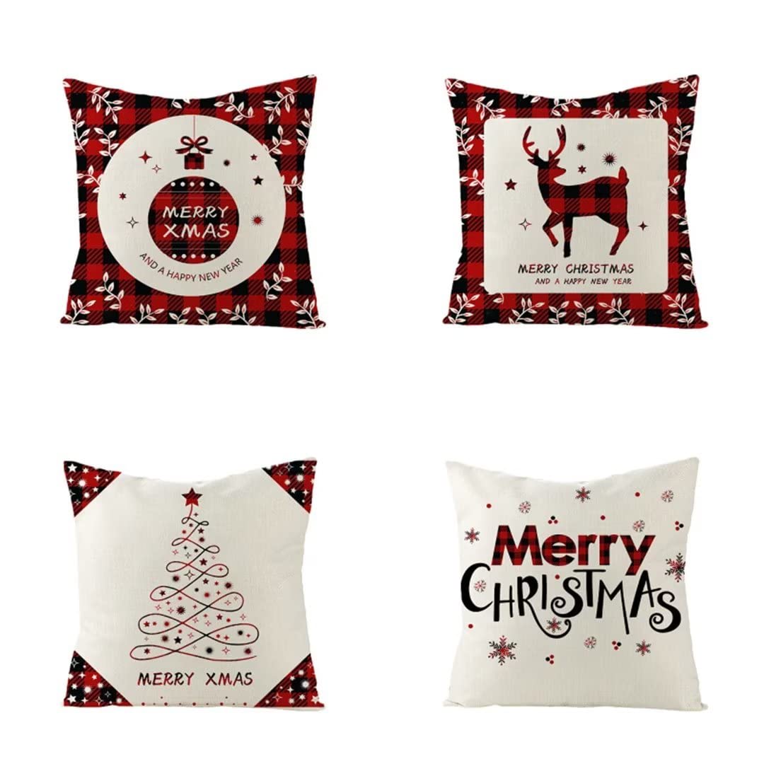 Taie d'oreiller velours Noël 40x40 de qualité supérieure pour une décoration haut de gamme