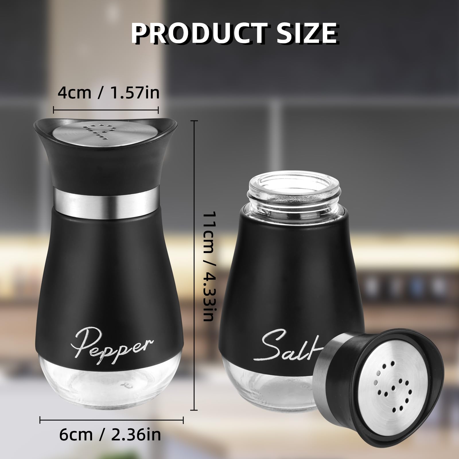 Lot De 2 Petites Salières, Mini Salière Et Poivrière En Acier Inoxydable Pour Le Camping, Le Travail Et Le Restaurant (2, Argent