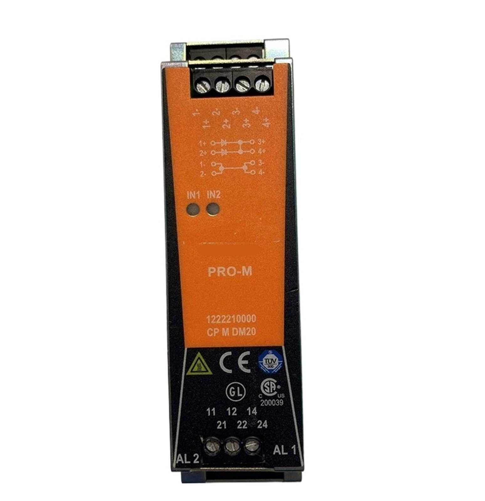 Alimentation à découpage monophasée 1222210000 DM20 pour rail DIN électrique