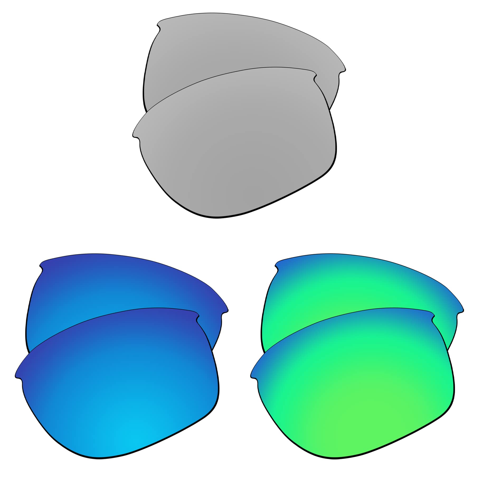 Amazon | [EZReplace] 交換用 レンズ Oakley Sliver Edge Asian Fit